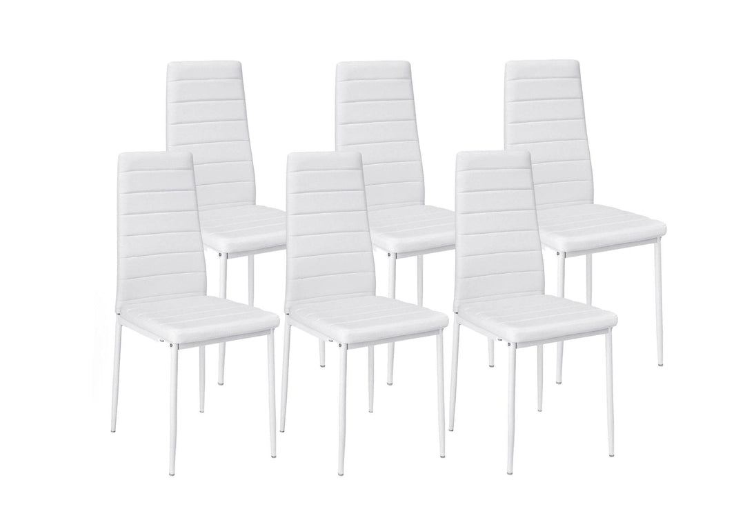 Silla de Comedor en Polipiel/metal (Pack 4)