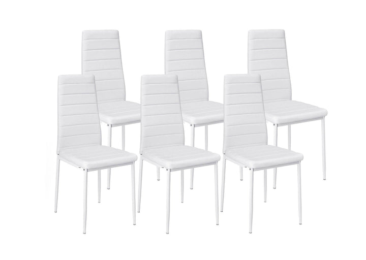Silla de Comedor en Polipiel/metal (Pack 4)