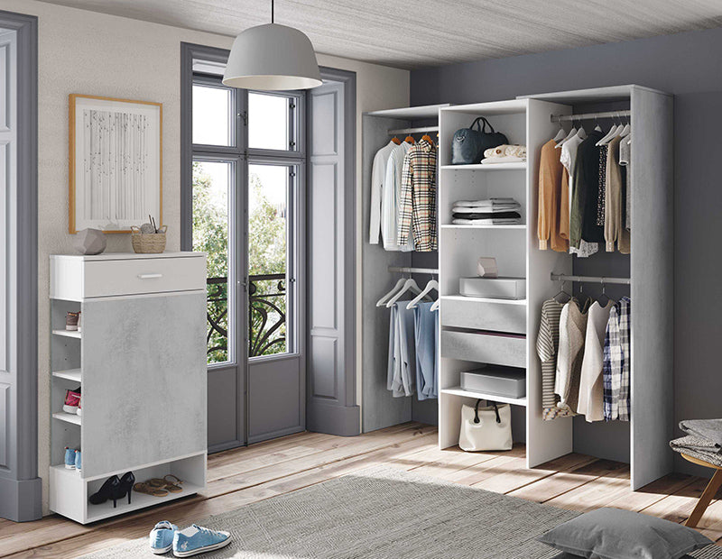 Armario Vestidor Tidy con 2 Cajones