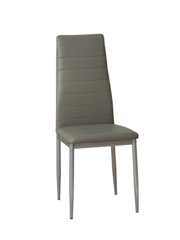 Silla de Comedor en Polipiel/metal (Pack 6)