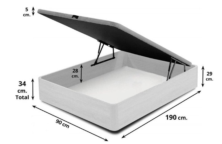Oferta Exclusiva Web: Cama Canapé Marina 90cm + Colchón