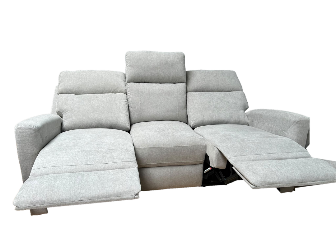Sofa 3 plazas Reclinable Gris Teen